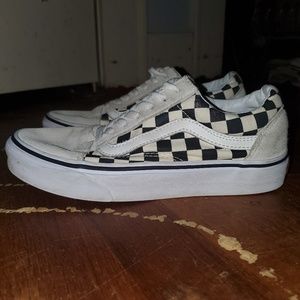 Off white checkered Vans